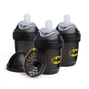image:imageHerobility AntiColic Baby Bottles 85 fl oz240ml  Pack of 3 Plastic Baby Bottles Medium Flow Plastic Bottles BreastShaped Teat for Breastfed Babies Small Baby Bottles Swedish Design SupermanBatman