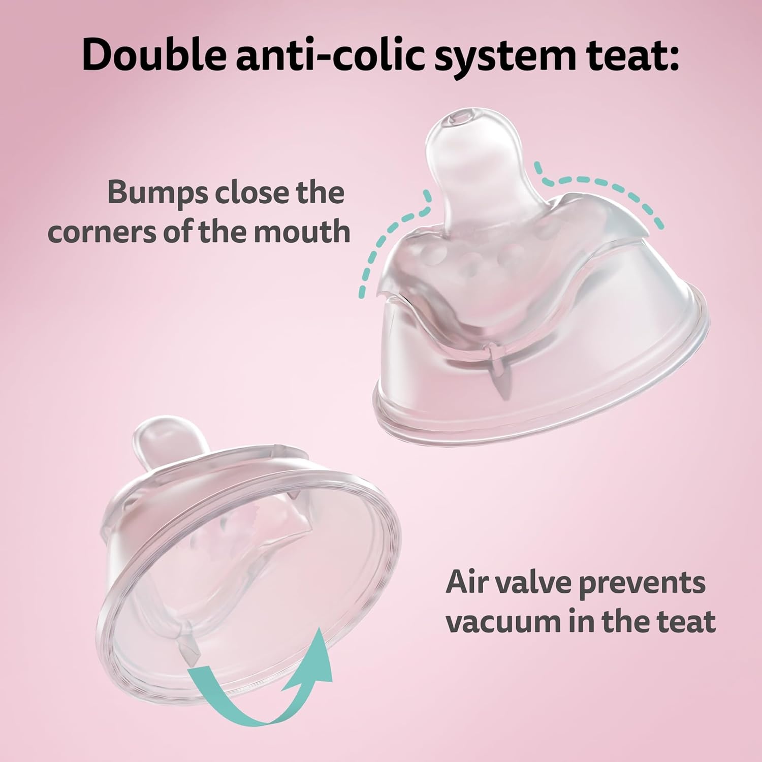 image:imageHerobility AntiColic Baby Bottles 85 fl oz240ml Pack of 4 Plastic Baby Bottles Medium Flow Plastic Bottles BreastShaped Teat for Breastfed Babies Multicolor Denim Black Dusky Green GrayA5 Dark Green